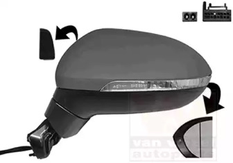 VAN WEZEL 5742827 -  Наружное зеркало